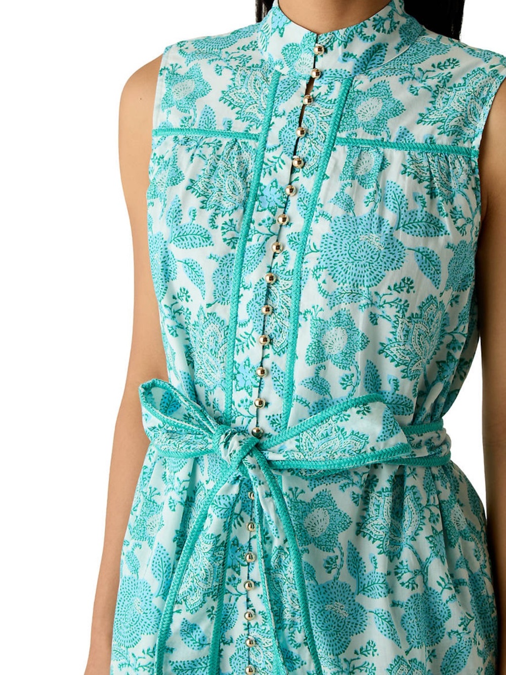 J.Marie Women's Nina Sleeveless Tie Dress Small